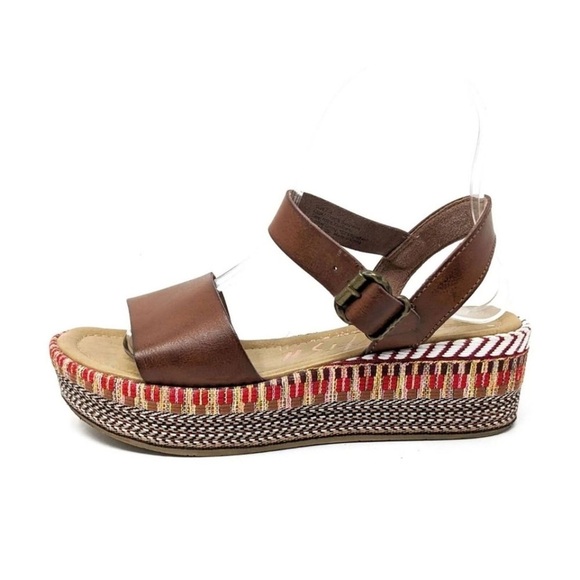 Like New Blowfish Lalah Platform Wedge Sandal - Picture 1 of 7